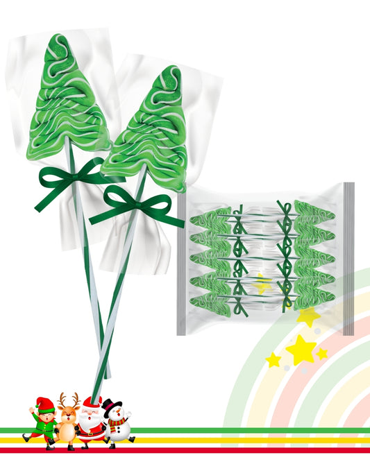 PINO TRENZADO VERDE NAVIDAD 10PZ