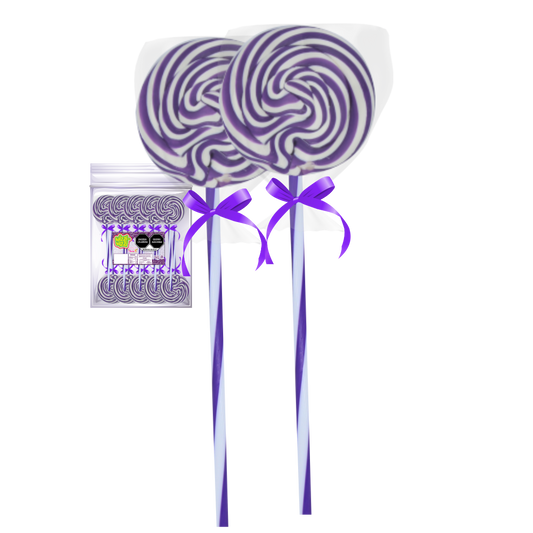 Paleta Trenzada 10pz Wizzi Morado