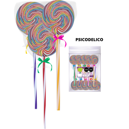 Paleta Trenzada 50pz wizzi chilindrina fiesta de colores