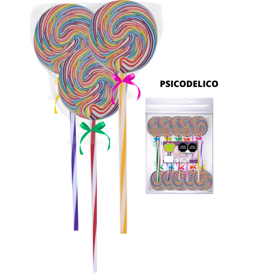 Paleta Trenzada 10pz Wizzi Psicodelico