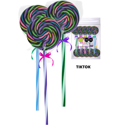 Paleta Trenzada 50pz wizzi chilindrina fiesta de colores