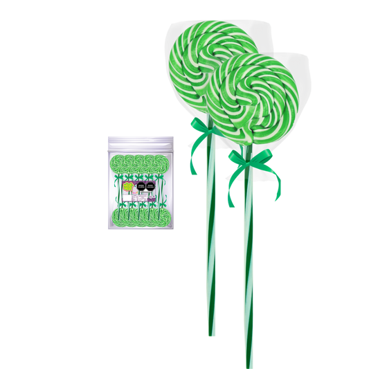Paleta Trenzada 10pz Wizzi Verde