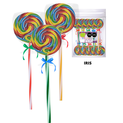 Paleta Trenzada 50pz wizzi chilindrina fiesta de colores